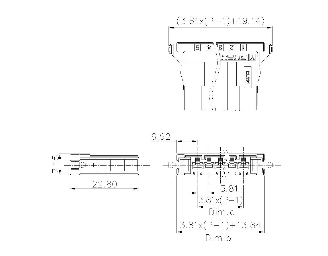 动态接插件连接器DL381H1XXM-BK-0Y10(02-10)-蓝狮