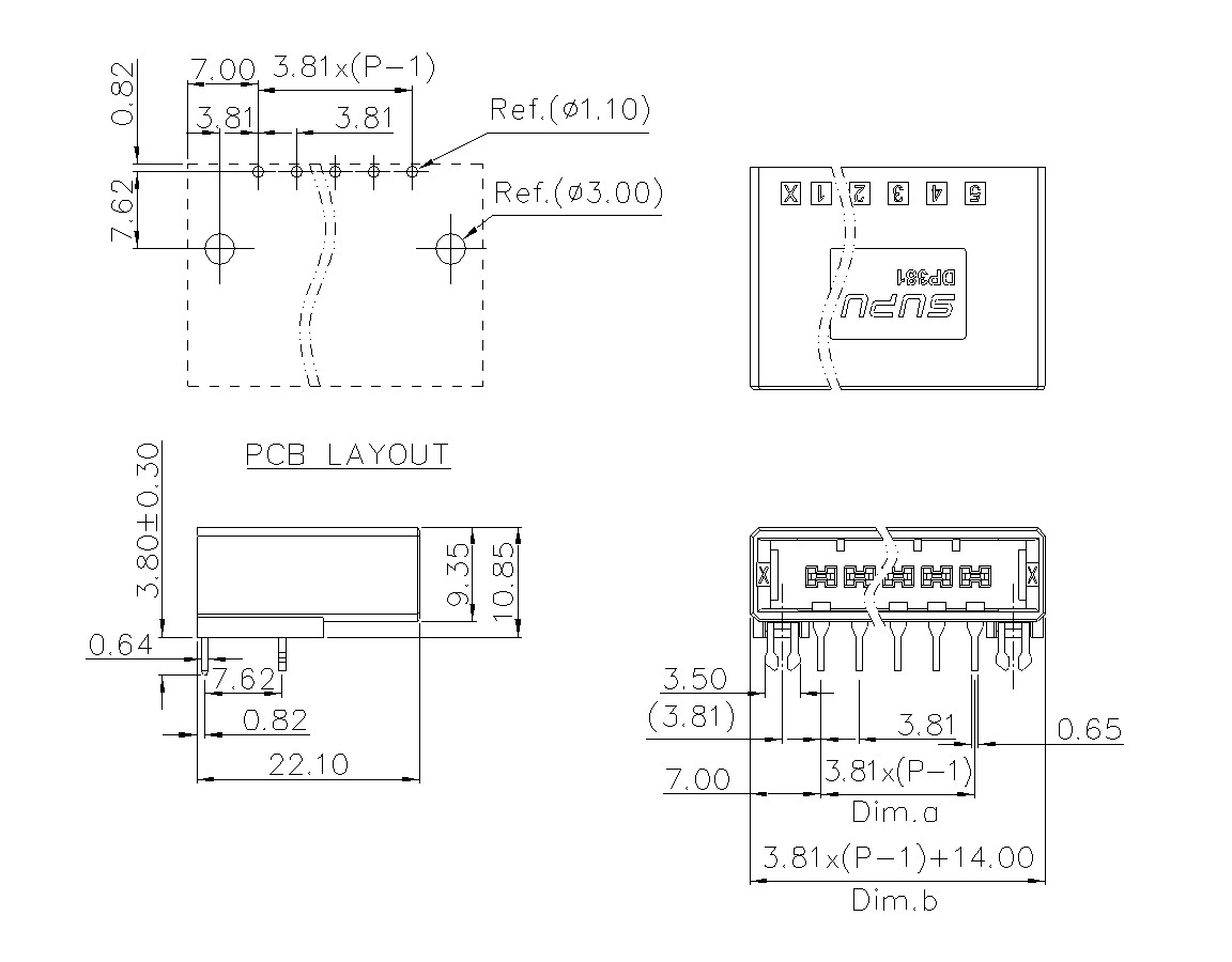 动态接插件连接器DP381H1XXF-BK-0X10-蓝狮