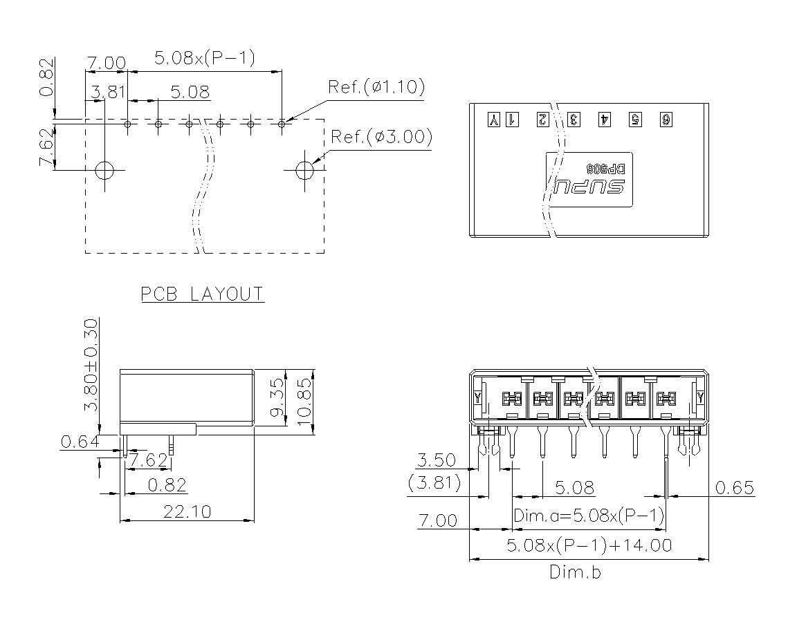 动态接插件连接器DP508H1XXF-BK-0Y10-蓝狮