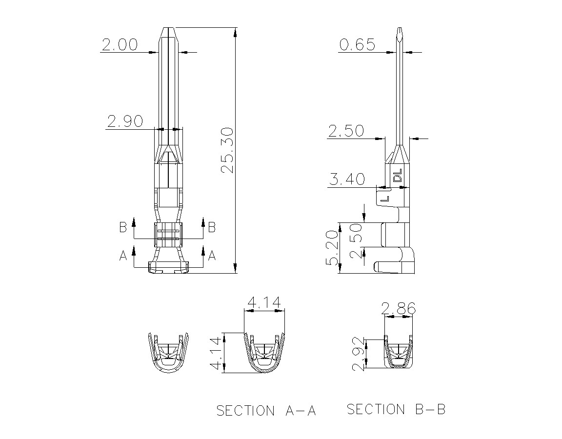 动态接插件连接器DL508V30M-03-1200-蓝狮